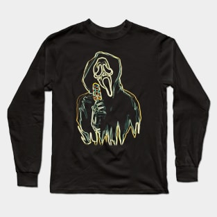 The Haunted Skeleton Neon Long Sleeve T-Shirt